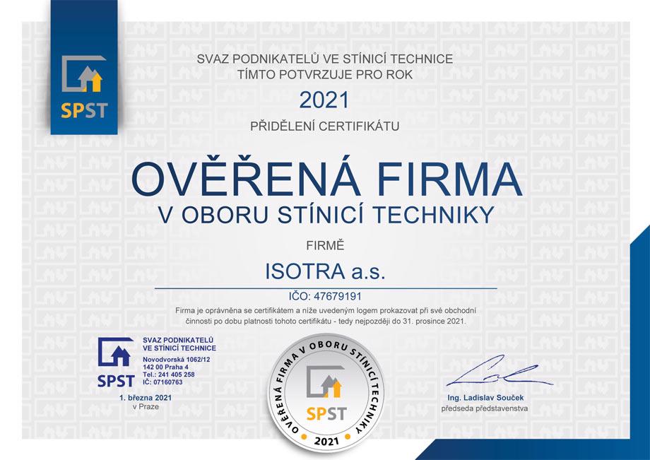 Certifikát